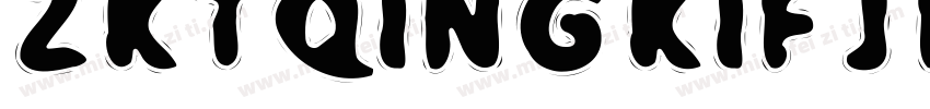 ZKTQINGKIFJF GBK1 0字体转换